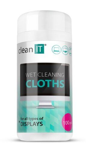 CLEAN IT Čistící ubrousky na obrazovky 100 ks (CL-141)