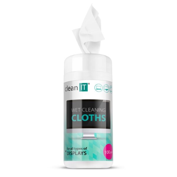 CLEAN IT Čistící ubrousky na obrazovky 100 ks (CL-141) - Obrázek 3